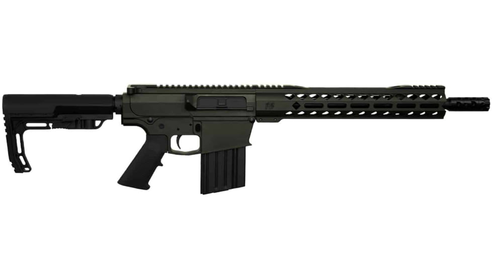 Hyperion Munitions Thunder Series Rifle, .308 Winchester, 16in TCS Barrel, 4150V Chrome Moly Vanadium Steel, Polymer Grip, 1-10 Twist, MFT Extreme, Integrated TCS, MagPul ODG Cerakote, T-80018-ODG