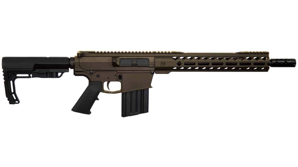 Hyperion Munitions Thunder Series Rifle, .308 Winchester, 16in TCS Barrel, 4150V Chrome Moly Vanadium Steel, Polymer Grip, 1-10 Twist, MFT Extreme, TCS, Midnight Bronze Cerakote, T-80017-MB