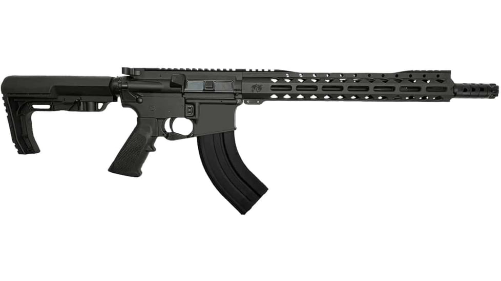 Hyperion Munitions Warrior Series Rifle, 7.62x39mm, 16in TCS Barrel, 4150V Chrome Moly Vanadium Steel, Polymer Grip, 1-10 Twist, MFT Extreme, Integrated TCS, Armor Black Cerakote, T-80010-BLK