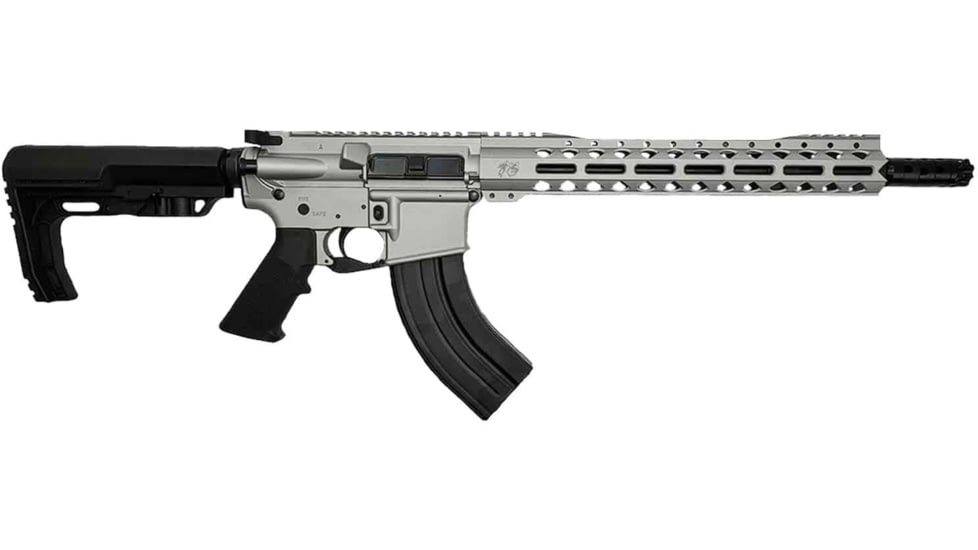 Hyperion Munitions Warrior Series Rifle, 7.62x39mm, 16in TCS Barrel, 4150V Chrome Moly Vanadium Steel, Polymer Grip, 1-10 Twist, MFT Extreme, Integrated TCS, Satin Mag Cerakote, T-80014-SM