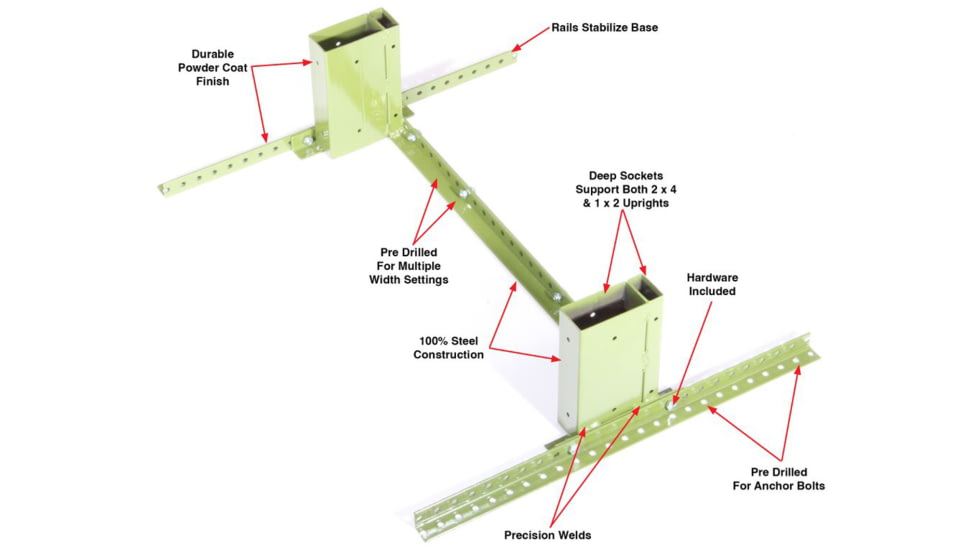 Hyskore Target Hound 1000 Yards Target Stand, Od Green, 30310