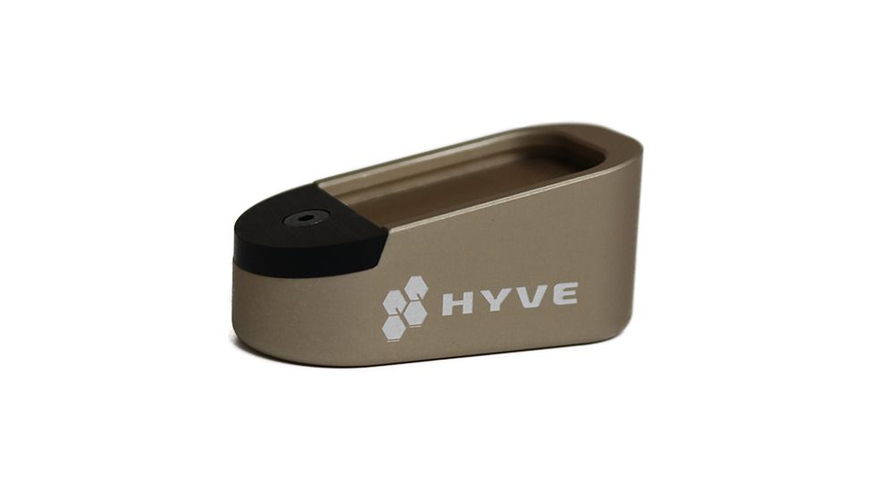 HYVE Technologies CA Edition Magazine Base Pad, Glock 19, Tan, G19-E0-6