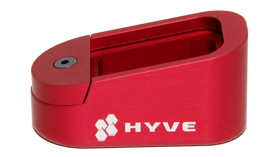 HYVE Technologies Magazine Extension Base Pad, Glock 19, 3-Round, Red G19-E3-2