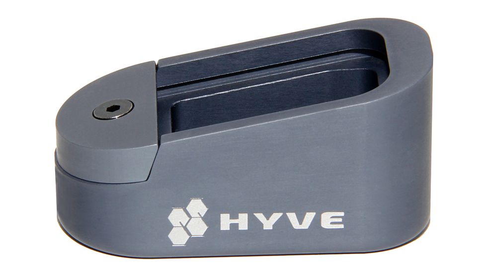 HYVE Technologies Magazine Extension Base Pad, Glock 19, 3-Round, Gray G19-E3-3