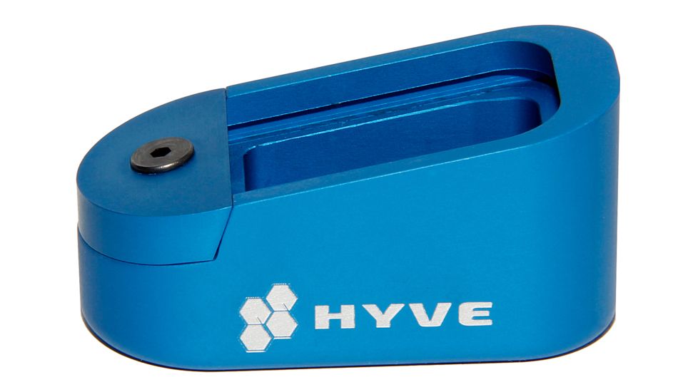 HYVE Technologies Magazine Extension Base Pad, Glock 19, 3-Round, Blue G19-E3-4