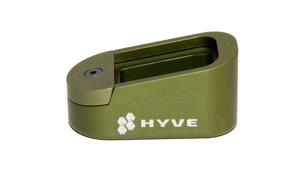 HYVE Technologies Magazine Extension Base Pad, Glock 19, 3-Round, OD Green G19-E3-5