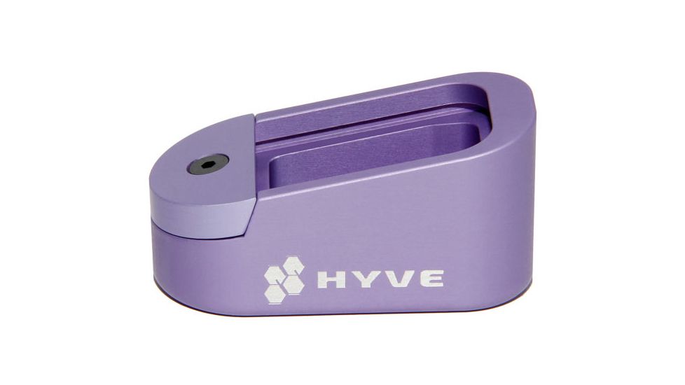 HYVE Technologies Magazine Extension Base Pad, Glock 19, 3-Round, Violet G19-E3-7