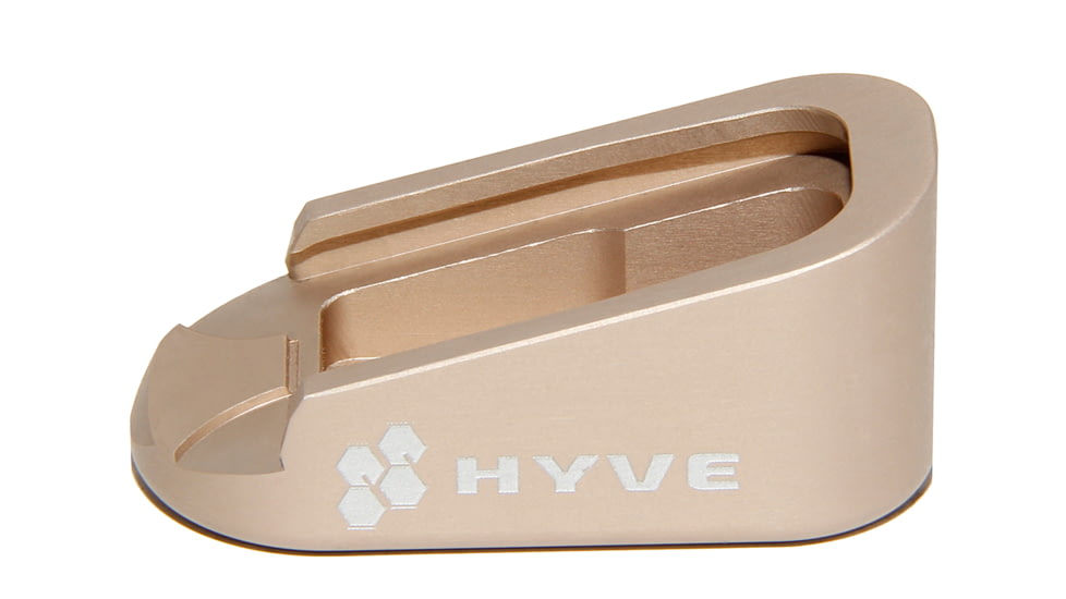 HYVE Technologies Magazine Extension Base Pad, Glock 42, 1-Round, Tan, G42-E1-6