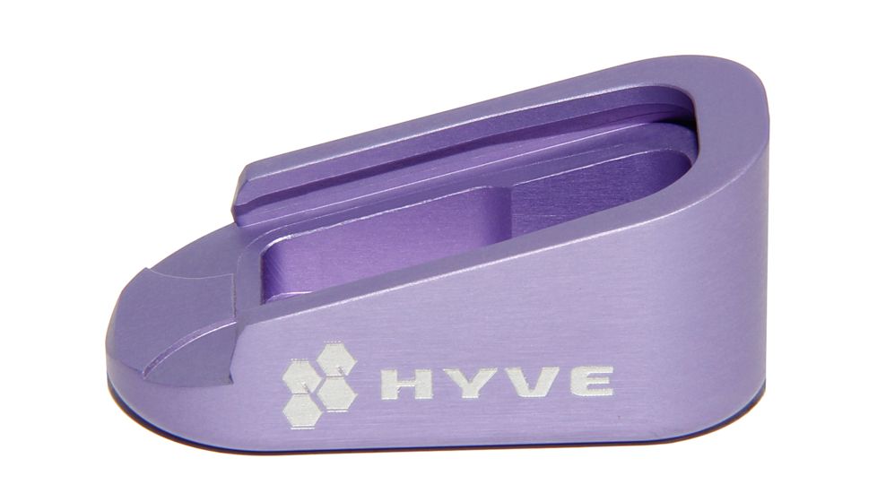 HYVE Technologies Magazine Extension Base Pad, Glock 42, 1-Round, Violet, G42-E1-7