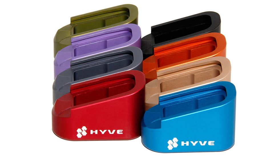 HYVE Technologies Magazine Extension Base Pad, Glock 42, 2-Round, Black G42-E2-1
