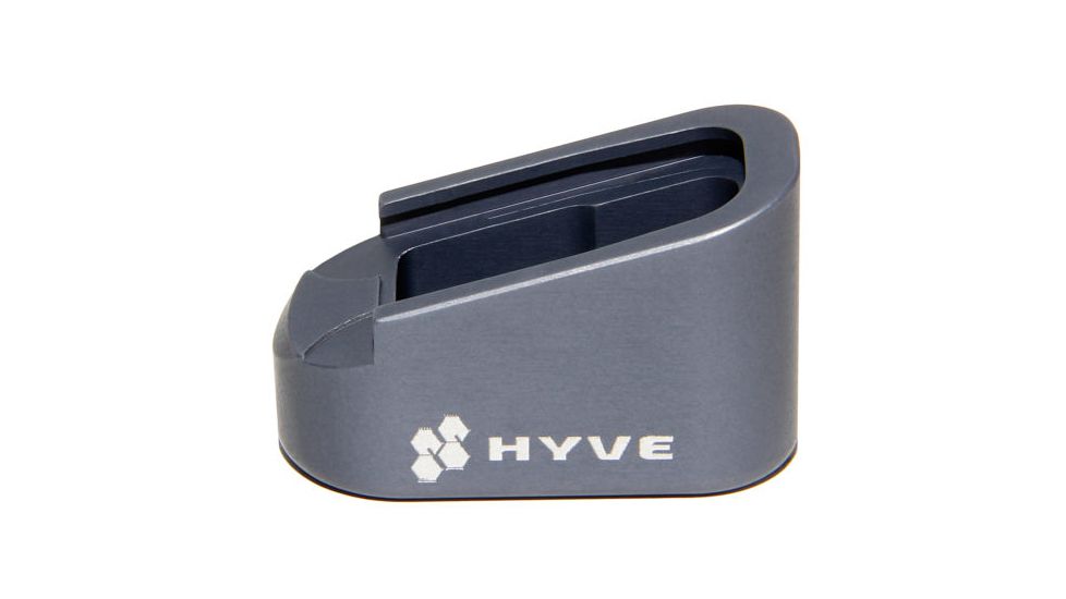 HYVE Technologies Magazine Extension Base Pad, Glock 42, 2-Round, Gray G42-E2-3