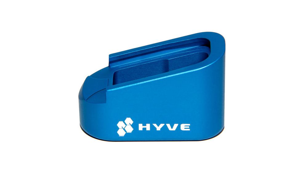 HYVE Technologies Magazine Extension Base Pad, Glock 42, 2-Round, Blue G42-E2-4