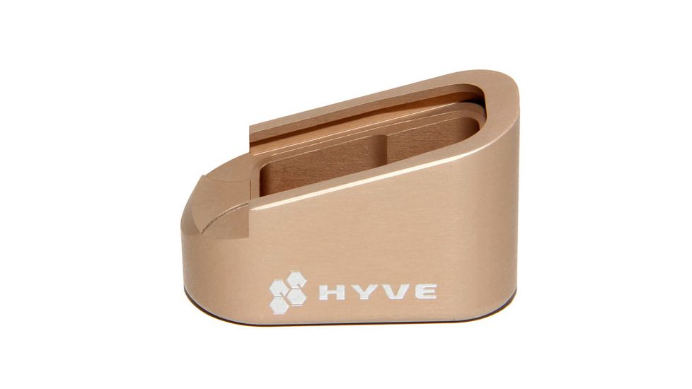HYVE Technologies Magazine Extension Base Pad, Glock 42, 2-Round, Tan G42-E2-6