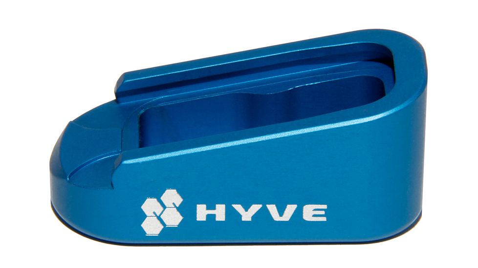 HYVE Technologies Magazine Extension Base Pad, Glock 43, 1-Round, Blue G43-E1-4