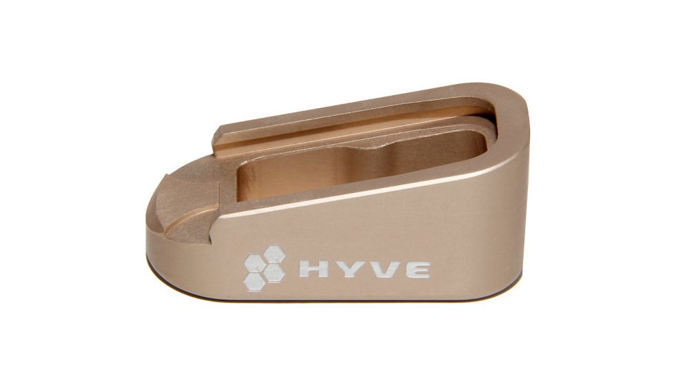 HYVE Technologies Magazine Extension Base Pad, Glock 43, 1-Round, Tan G43-E1-6