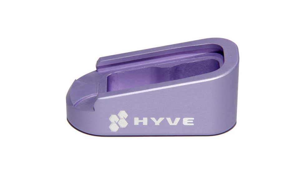 HYVE Technologies Magazine Extension Base Pad, Glock 43, 1-Round, Violet G43-E1-7