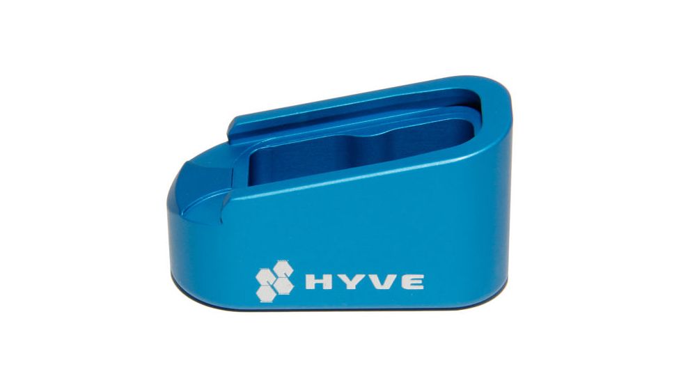 HYVE Technologies Magazine Extension Base Pad, Glock 43, 2-Round, Blue G43-E2-4