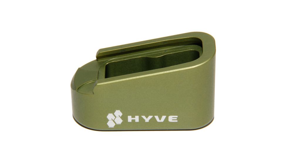 HYVE Technologies Magazine Extension Base Pad, Glock 43, 2-Round, OD Green G43-E2-5