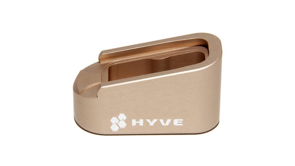 HYVE Technologies Magazine Extension Base Pad, Glock 43, 2-Round, Tan G43-E2-6