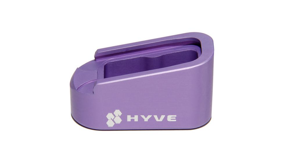 HYVE Technologies Magazine Extension Base Pad, Glock 43, 2-Round, Violet G43-E2-7