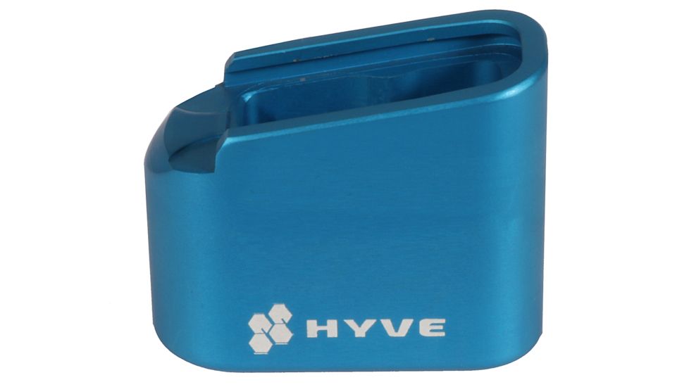 HYVE Technologies Magazine Extension Base Pad, Glock 43, 3-Round, Blue, G43-E3-4