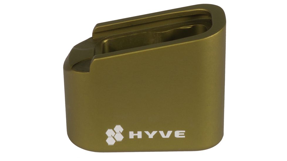 HYVE Technologies Magazine Extension Base Pad, Glock 43, 3-Round, OD Green, G43-E3-5