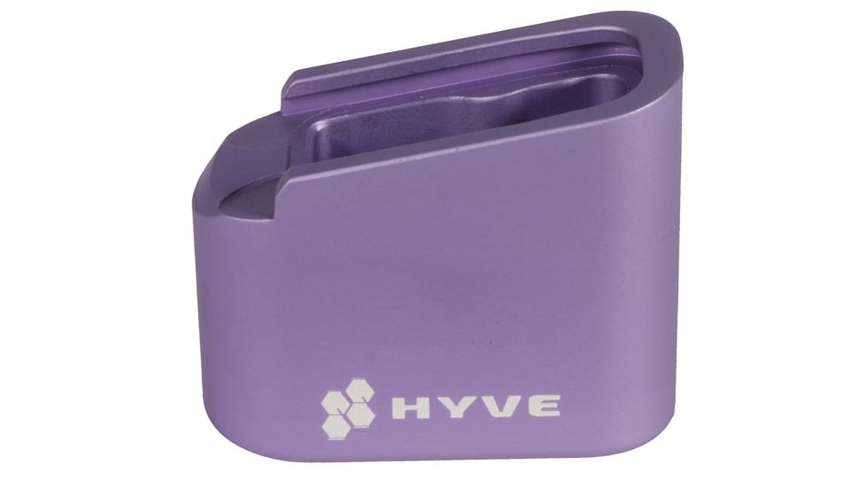 HYVE Technologies Magazine Extension Base Pad, Glock 43, 3-Round, Violet, G43-E3-7