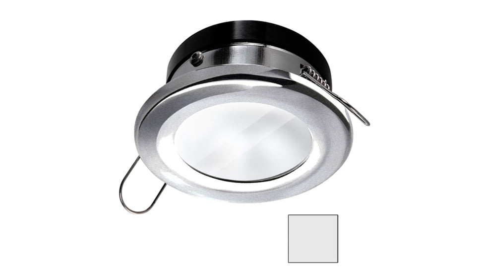 I2Systems Inc Apeiron A1110Z 4.5W LED Spring Round Mount Light, Cool White/Brushed Nickel Finish, A1110Z-41AAH