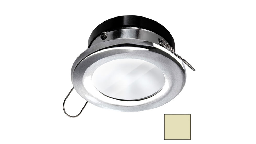 I2Systems Inc Apeiron A1110Z 4.5W LED Spring Round Mount Light, Warm White/Brushed Nickel Finish, A1110Z-41CAB