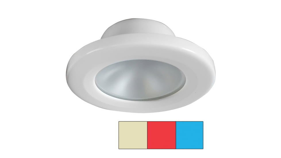 I2Systems Inc Apeiron A3120 Screw Mount LED Light, Red/ Warm White/ Blue/ White Finish, A3120Z-31HCE