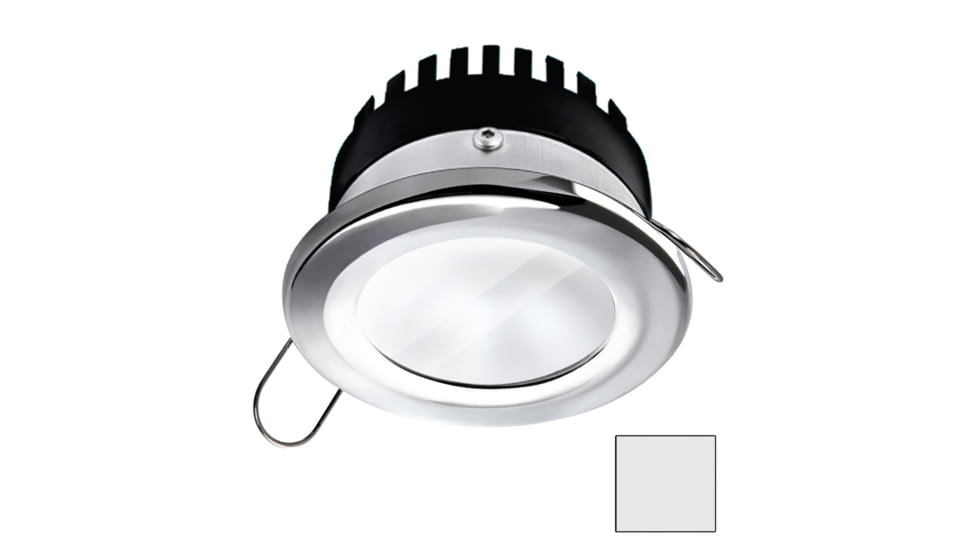I2Systems Inc Apeiron A506 6W LED Spring Round Mount Light, Cool White/Polished Chrome Finish, A506-11AAG
