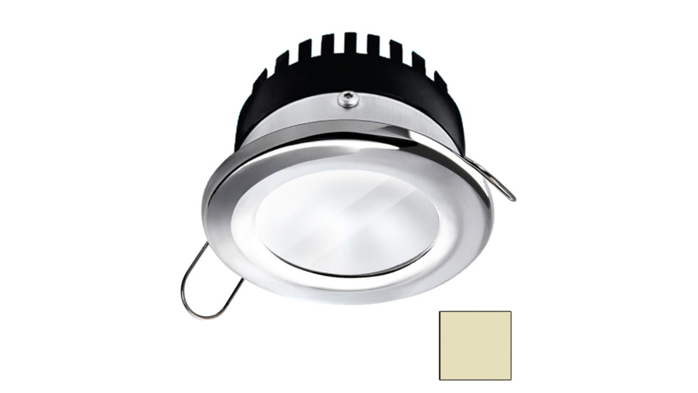 I2Systems Inc Apeiron A506 6W LED Spring Round Mount Light, Warm White/Polished Chrome Finish, A506-11CBBR