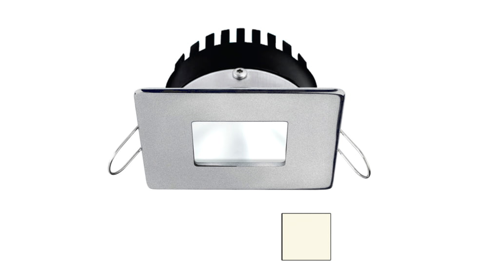 I2Systems Inc Apeiron PRO A506 6W LED Spring Mount Light, Square/Square, Neutral White/Brushed Nickel Finish, A506-44BBD