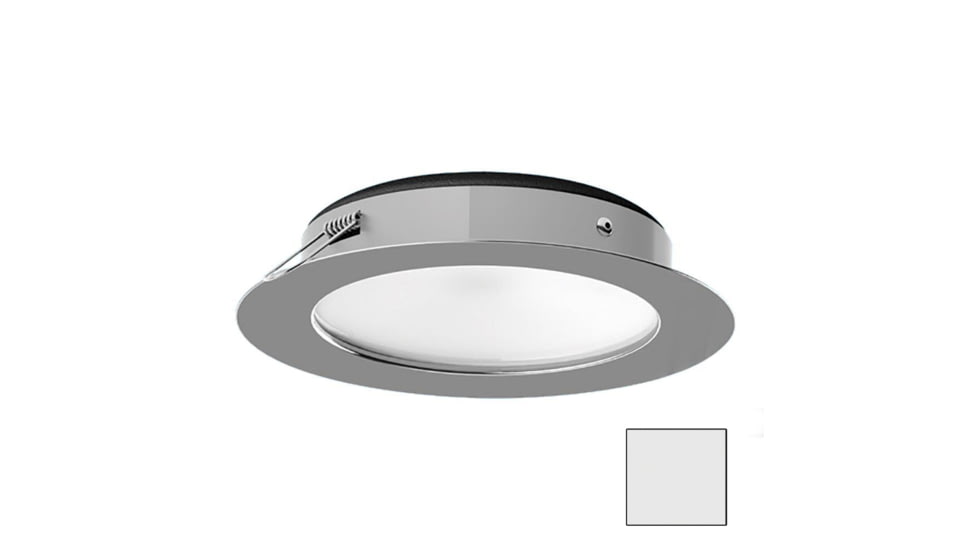 I2Systems Inc Apeiron Pro XL A526 6W LED Spring Mount Light, Cool White/Polished Chrome Finish, A526-11AAG