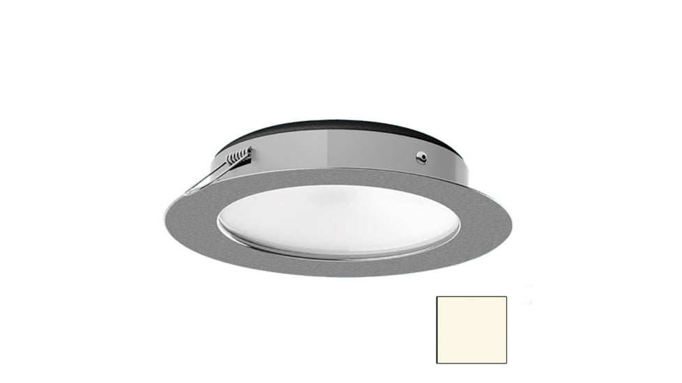 I2Systems Inc Apeiron Pro XL A526 6W LED Spring Mount Light, Neutral White/Brushed Nickel Finish, A526-41BBD