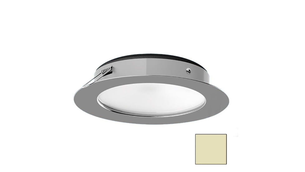 I2Systems Inc Apeiron Pro XL A526 6W LED Spring Mount Light, Warm White/Polished Chrome Finish, A526-11CBBR