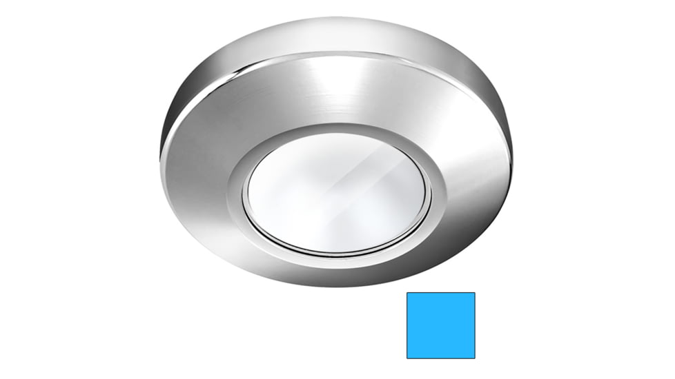 I2Systems Inc Profile P1100 1.5W LED Surface Mount Light, Blue/Chrome Finish, P1100Z-11E
