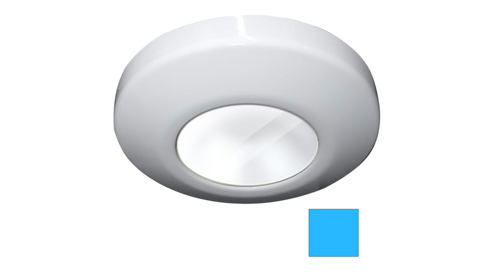 I2Systems Inc Profile P1100 1.5W LED Surface Mount Light, Blue/White Finish, P1100Z-31E