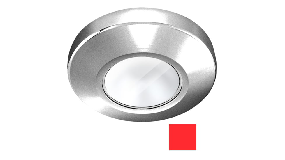 I2Systems Inc Profile P1100 1.5W LED Surface Mount Light, Red/Brushed Nickel Finish, P1100Z-41H