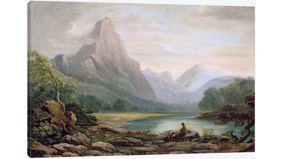 iCanvas A Welsh Valley, 1819 By John Varley Canvas Print, Multi, 26x40x0.75 BMN1388-1PC3-40x26
