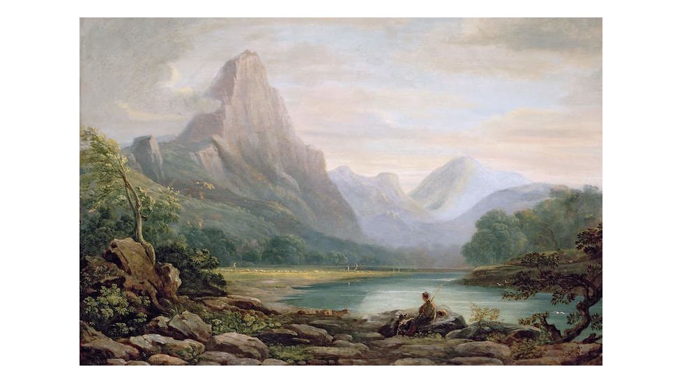 iCanvas A Welsh Valley, 1819 By John Varley Canvas Print, Multi, 26x40x0.75 BMN1388-1PC3-40x26