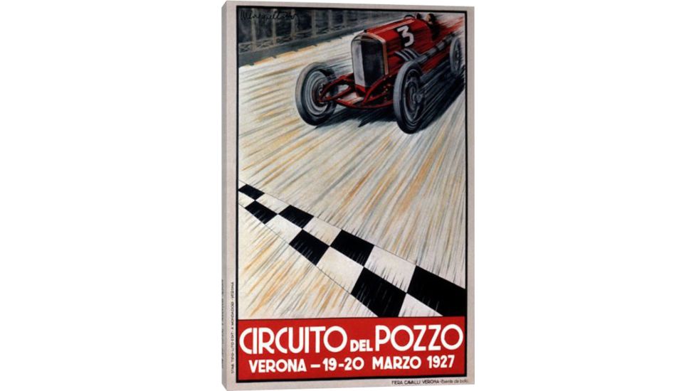 iCanvas Circuit del Pozzo Italy by Vintage Apple Collection Canvas Print, 18 x 12 VAC802-1PC3-18x12