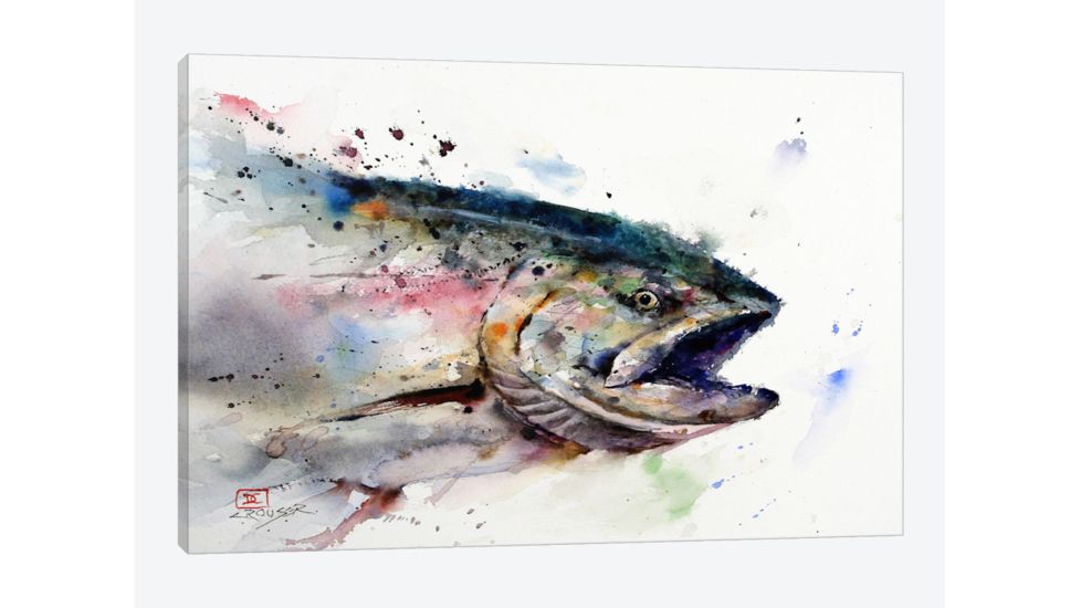 iCanvas Fish II by Dean Crouser Canvas Print, Multi, 18x26x0.75 DCR70-1PC3-26x18