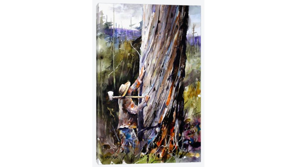 iCanvas Man vs Nature by Dean Crouser Canvas Print, Multi, 26x18x0.75 DCR23-1PC3-26x18