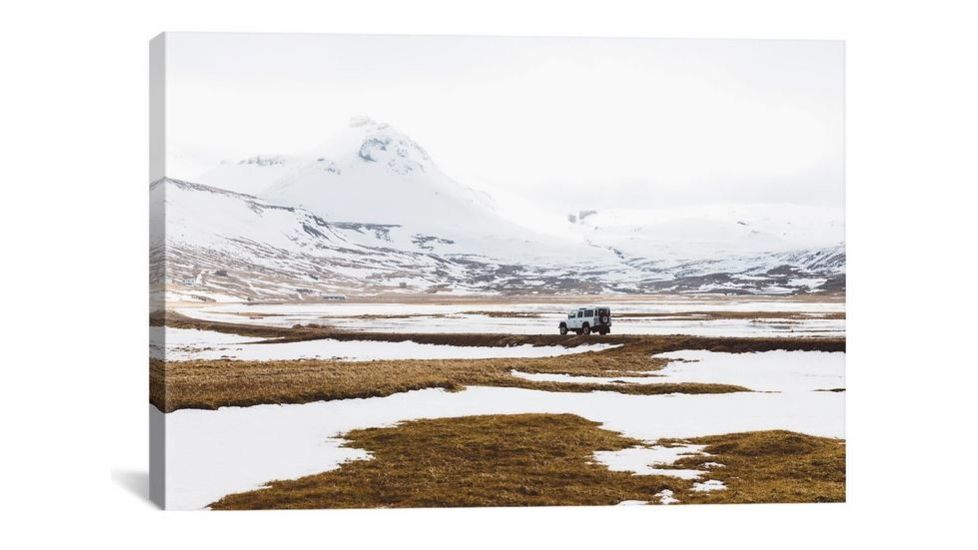 iCanvas Defender Meets Iceland by Christopher Kerksieck Canvas Print, Multi, 12 x 18 CKE45-1PC3-18x12