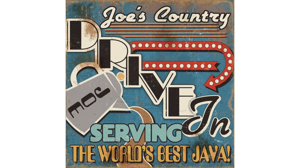 iCanvas Diners and Drive Ins IV by Pela Studio Canvas Print, Multi, 37x37x0.75 WAC2194-1PC3-37x37