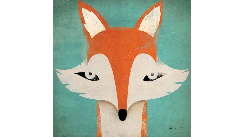 iCanvas Fox By Ryan Fowler Canvas Print, Multi, 37x37x0.75 WAC1128-1PC3-37x37