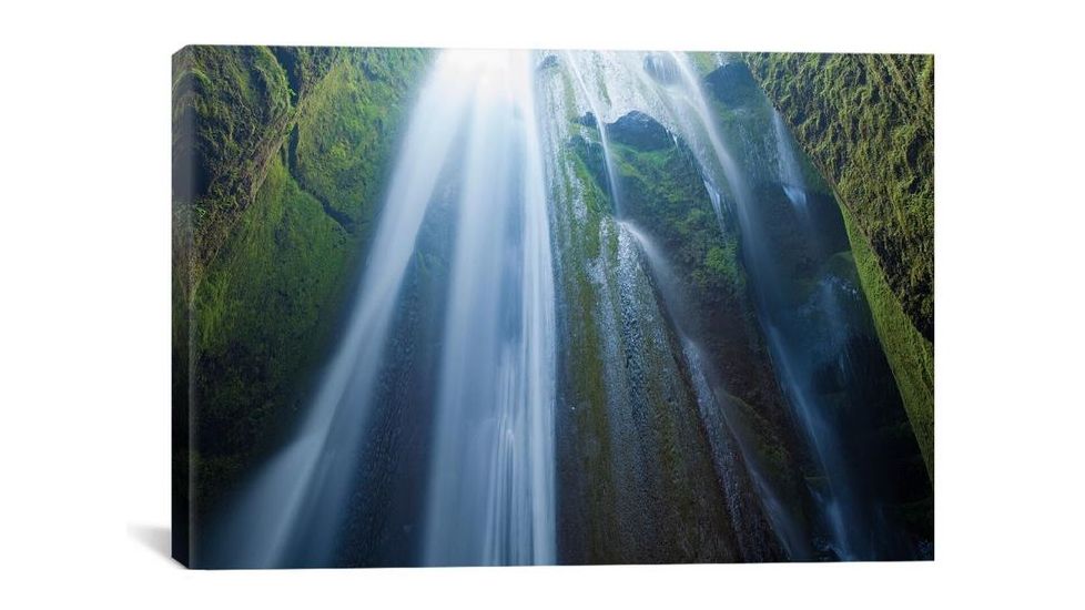 iCanvas Gljufrafoss, Seljaland, Sudurland, Iceland by Gareth McCormack Canvas Print, Multi, 12 x 18 GAR46-1PC3-18x12