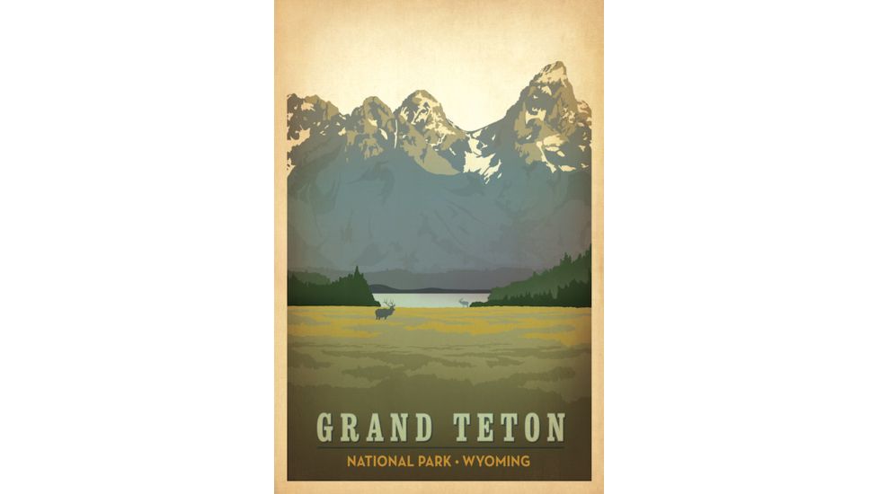 iCanvas Grand Teton National Park, Wyoming by Anderson Design Group Canvas Print, Multi, 40x26x0.75 ADG75-1PC3-40x26