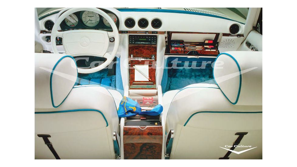 iCanvas 'Hollywood Boudoir' - Mercedes-Benz 560'sL Dashboard by Car Culture Canvas Print, Multi, 18x12 CCU41-1PC3-18x12